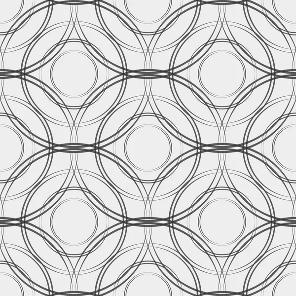 Vektor tkaniny kruhy abstraktní vzor bezešvé. EPS 10 — Stockový vektor