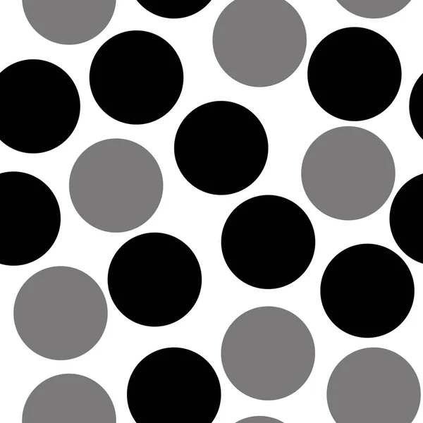Muster mit Kreisen, gepunkteter Hintergrund. nahtlose Wiederholung. — Stockvektor