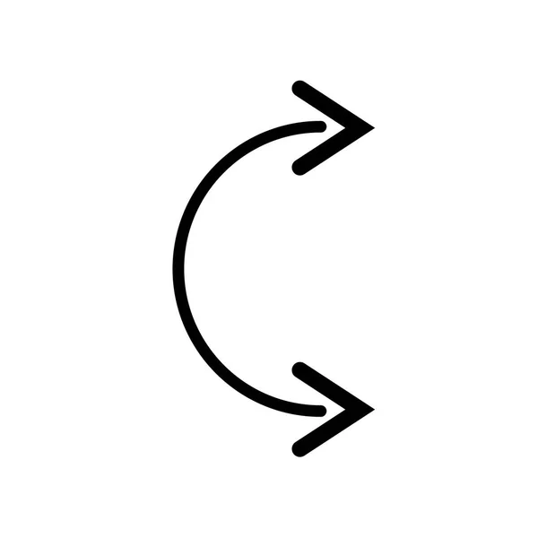 Flexibiliteit icoon op een witte achtergrond, vector illustratie eps10 — Stockvector