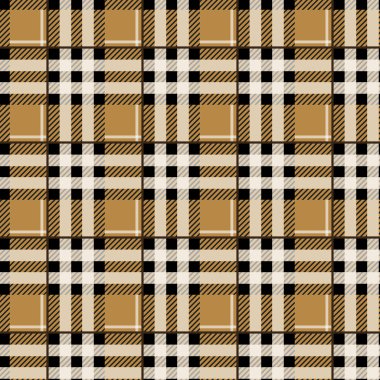 kahverengi Tartan seamless modeli, vektör çizim eps10