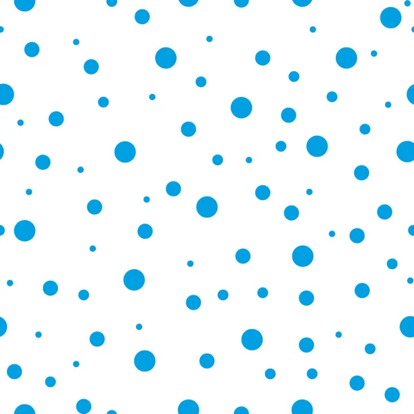 Blaues Abstraktes Nahtloses Muster Mit Kreisen Geometriemuster Für Gewebe Textiler — Stockvektor
