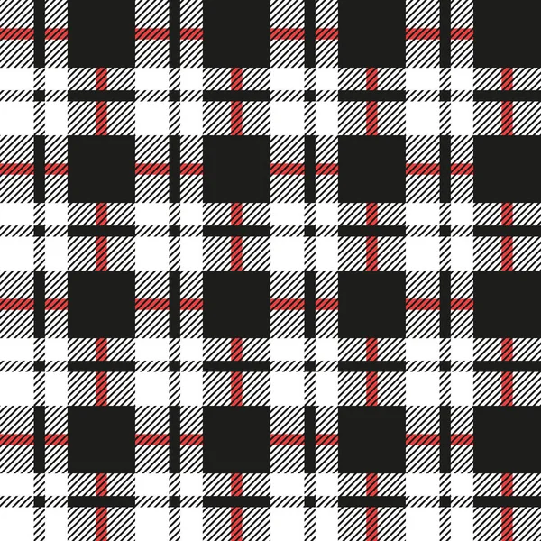 Preto Branco Tartan Xadrez Escocês Padrão Eps —  Vetores de Stock