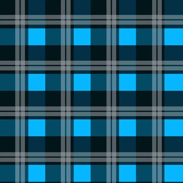 Tartan Stof Textuur Patroon Naadloze Vector Illustratie Eps Blauw — Stockvector