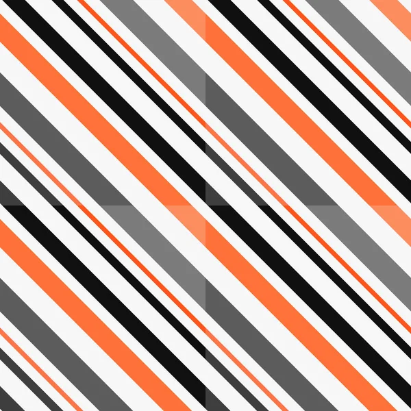 Modèle Sans Couture Rayures Halloween Conception Rayures Diagonales Noires Orange — Image vectorielle