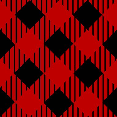 Tartan, ekose desen vektör arka plan. Halk Retro. Ekose desenli. Moda illüstrasyon. Noel, Yılbaşı dekor. Geleneksel kırmızı, siyah, İskoç vektör, Noel tartan süsleme eps