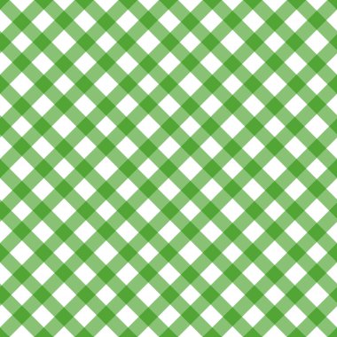 Yeşil argyle Dikişsiz desen arka plan. İrlanda veya St. Patrick tema. Kesik çizgiler ile elmas şekiller. Basit düz vektör çizim.