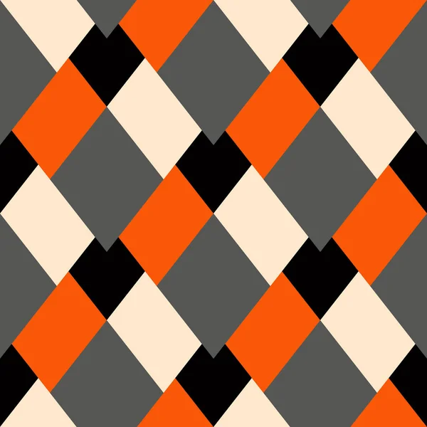 Azulejos patrón de fondo vector blanco y negro — Vector de stock
