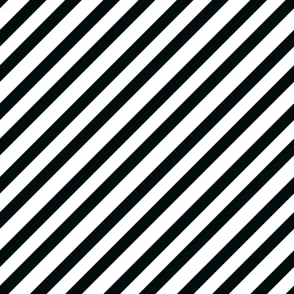 Simple Seamless Striped Pattern Straight Diagonal Lines Black White Texture — Stock Vector