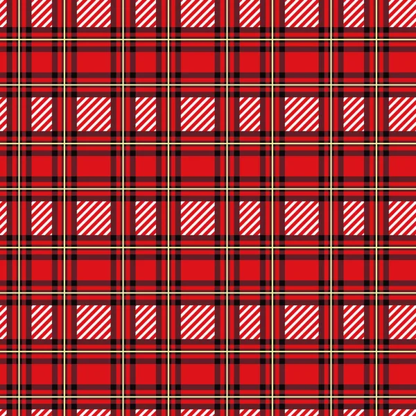 Seamless pattern with plaid background. Vector template. — Stock Vector