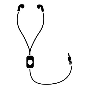 kulaklıklar. izole kulaklık. vektör görüntü. oyuncu için kulaklıklar. smartphone eps10 için kulaklıklar