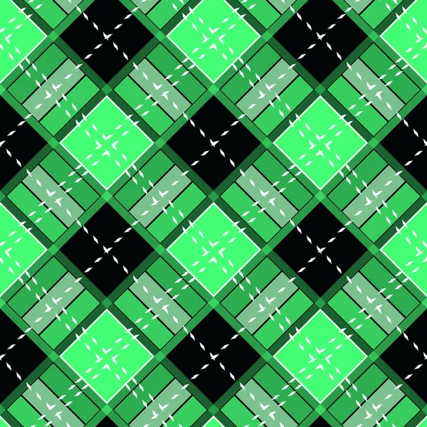 格林金格朗姆布法罗豪华格子格子格子格子格子图案向量孟菲斯风格复古无缝形状有趣的纺织品弗拉内尔纹理苏格兰 Eps10 — 图库矢量图片