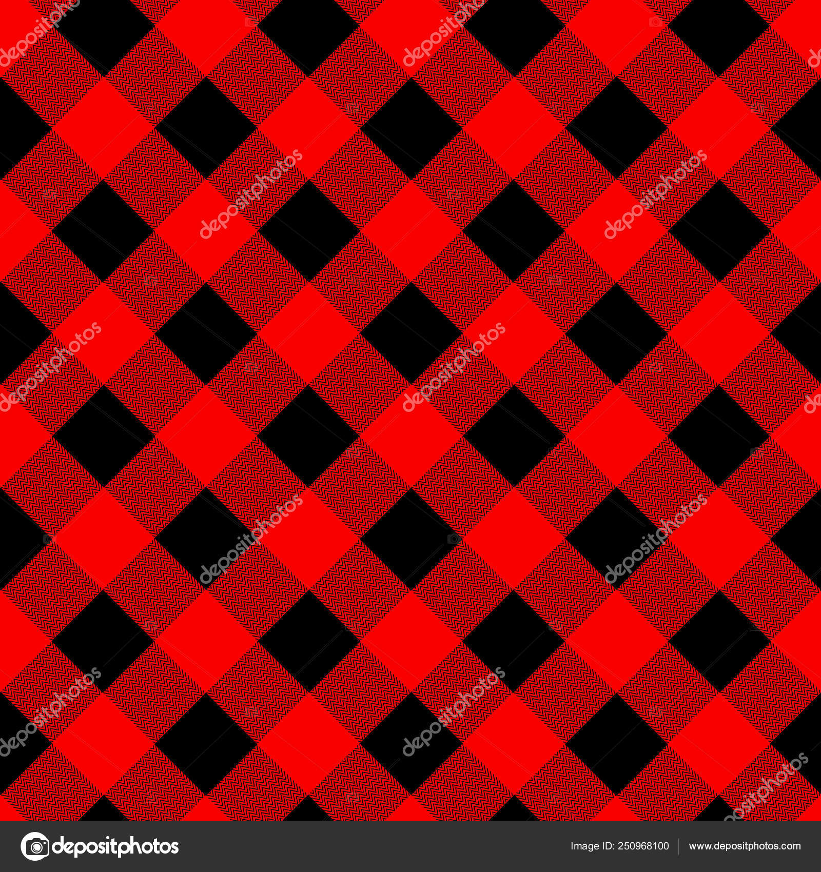 Lumberjack buffalo plaid seamless pattern red Vector Image