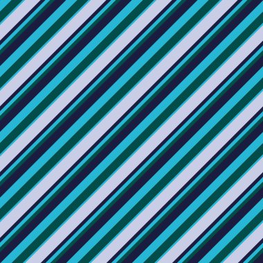 Lacivert, beyaz ve turuncu diyagonal paralel çizgili retro şerit desen. Vektör desen şerit soyut arka plan