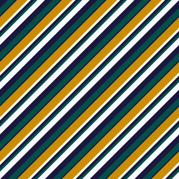 Patrón de franja retro con franja paralela diagonal azul marino, blanco y naranja. Vector patrón raya fondo abstracto — Vector de stock