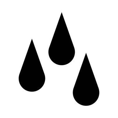 Damla su, Splash su Icon vector. yağ kanı Logo şablonu
