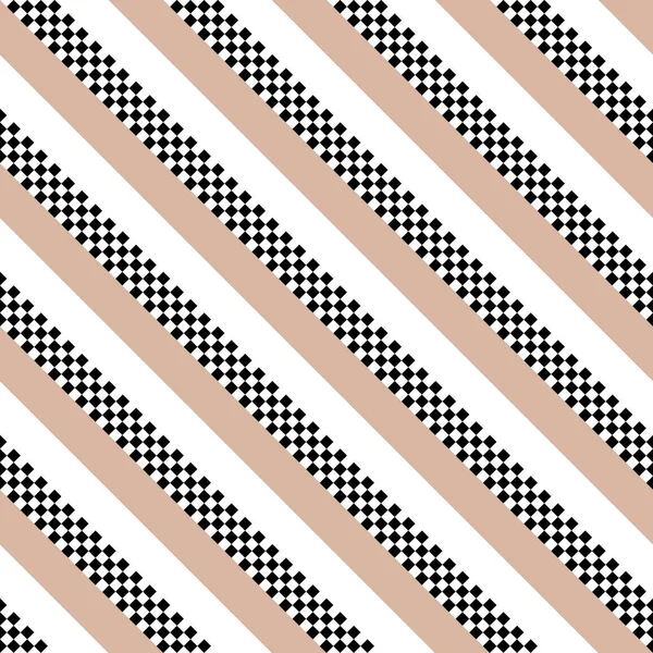 Patrón de franja retro con franja paralela de color rojo marino, blanco, negro y naranja. Vector patrón raya abstracto fondo eps 10 — Archivo Imágenes Vectoriales
