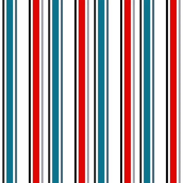复古条纹图案与海军红色, 白色, 黑色和橙色平行条纹。矢量图案条纹抽象背景表10 — 图库矢量图片