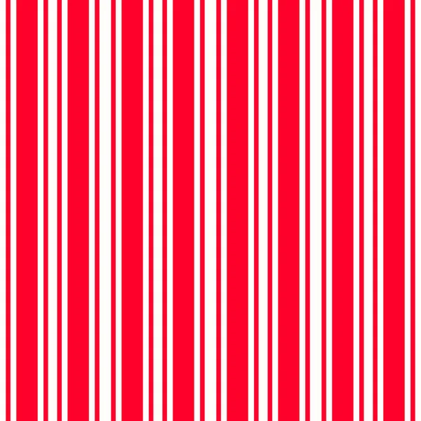 Rosso bianco modello strisce verticali, sfondo texture senza cuciture — Vettoriale Stock