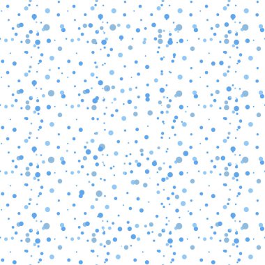 Açık Mavi vektör daireli sorunsuz şablon. Mavi renkli soyut daireler ile İllüstrasyon. Kumaş tasarımı için desen, duvar kağıtları. eps 10