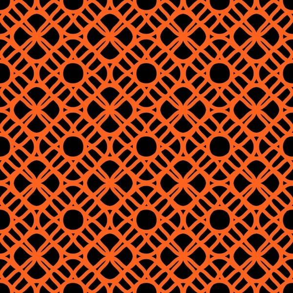 黒とオレンジのギンガムシームレスなパターン。ロンバスの正方形からの質 - チェック、テーブルクロス、衣類、シャツ、ドレス、紙、寝具、毛布、キルトや他の繊維製品。ベクトル — ストックベクタ