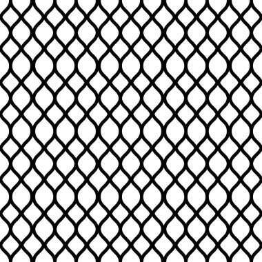 siyah gingham dikişsiz desen. Ekose, masa örtüleri, giysi, gömlek, elbise, kağıt, yatak takımları, battaniyeler, yorganlar ve diğer tekstil ürünleri için eşkenar dörtgen karelerden doku. Vektör çizimi.