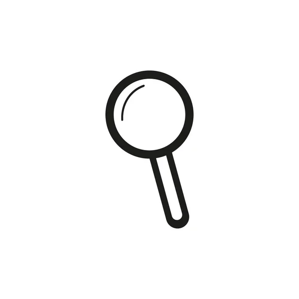 Vecteur d'icône de recherche. J'ai trouvé le concept. Loupe Signe isolé sur fond blanc. Style de design plat pour le web, site web, application mobile Illustrations De Stock Libres De Droits