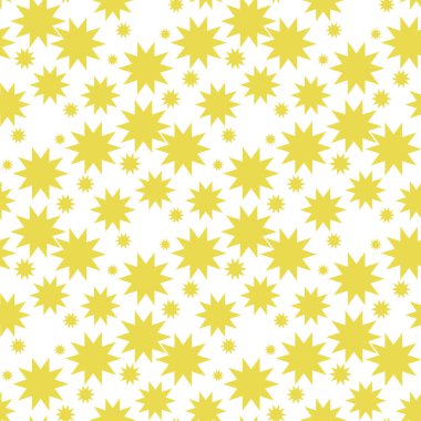 Nükleer patlama şablonu, kusursuz vektör herhangi bir tasarım için geometrik sarı tekrarla