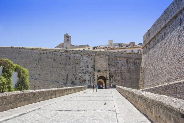 Eintritt Die Altstadt Von Ibiza Genannt Dalt Vila Ibiza Ist — Stockfoto