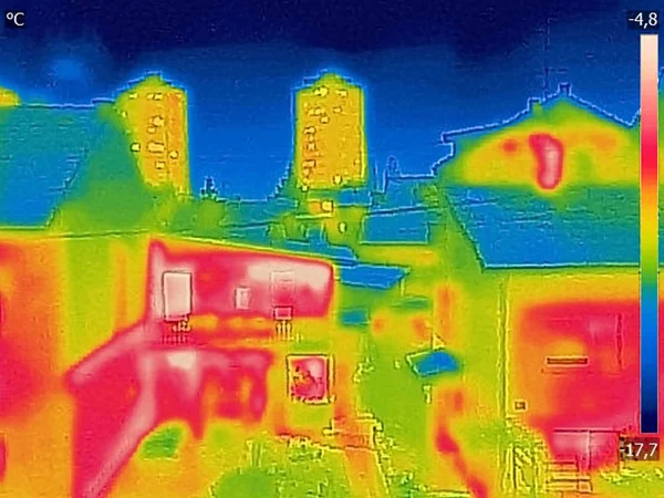 Detecting Heat Loss Outside building Using Infrared Thermal Camer