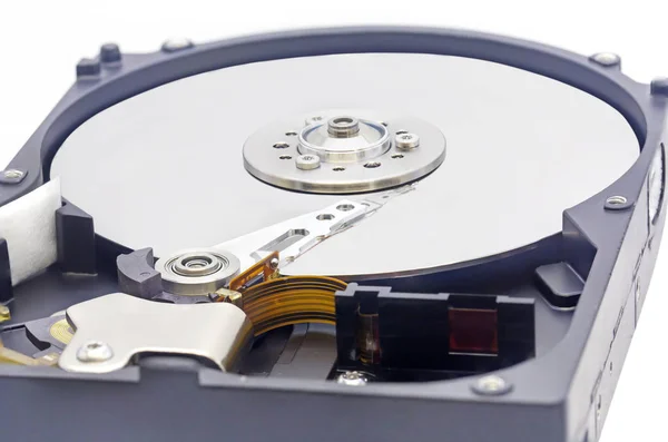 Hdd Hard Disk Isolato Sfondo Bianco — Foto Stock