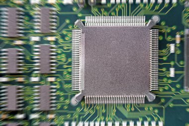 Birçok elektrik bileşeni ile PCB Baskılı devre kartı