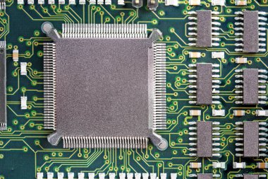 Birçok elektrik bileşeni ile PCB Baskılı devre kartı