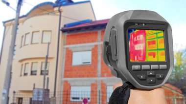 Isı kaybı dışında termal kamera kullanarak bina algılama