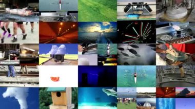 Televizyon Yapım Teknolojileri Konsepti Video Duvarı Arkaplanı, 4K video