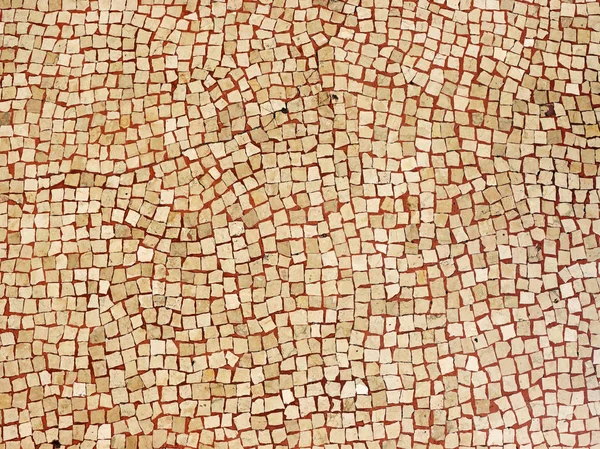 Mozaïekvloeren van veelkleurige steentjes — Stockfoto