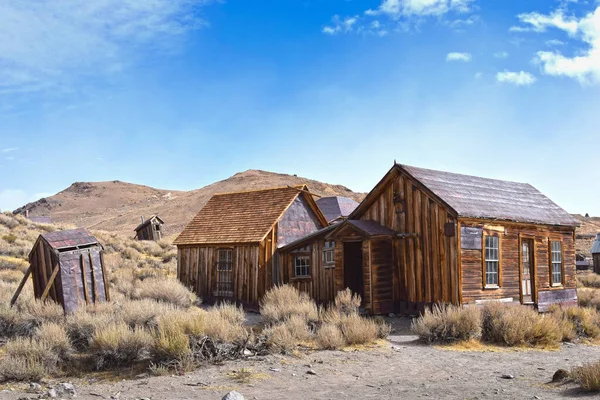 Ciudad Fantasma Bodie California Punto Referencia Visitado Por Personas Todo — Foto de Stock