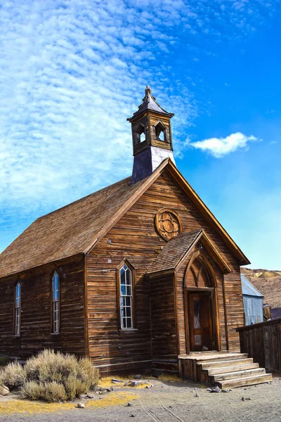 Die Geisterstadt Bodie Kalifornien Ist Ein Wahrzeichen Das Von Menschen Stockbild