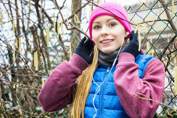 Ejercicios Deportivos Aire Libre Ideas Atuendo Deportivo Mujer Que Usa —  Fotos de Stock