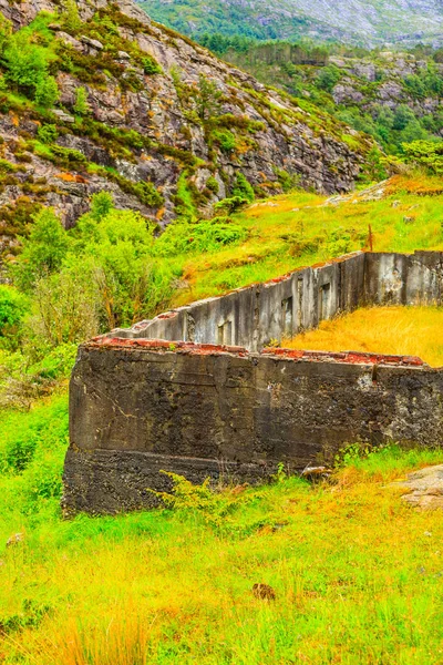 Fortaleza Fjell Isla Sotra Cerca Bergen Noruega Turismo Guerra — Foto de Stock