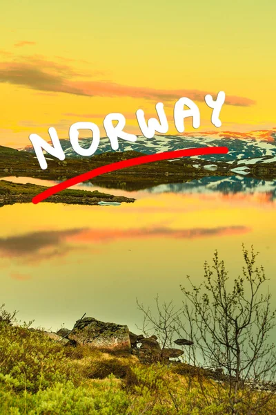 Ηλιοβασίλεμα Τοπίο Στην Ιστορική Περιοχή Bryggen Ευρώπη Ψηλότερο Ορεινό Οροπέδιο — Φωτογραφία Αρχείου