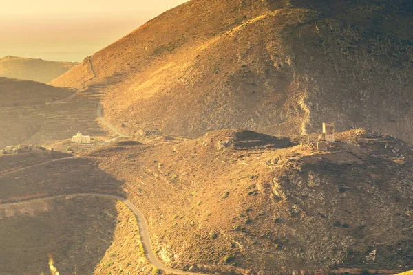 Greece Mani Peninsula Rocky Hills Mountains Landscape Laconia Peloponnese Europe — Stock Photo, Image