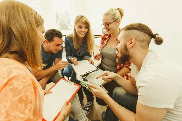 Reunião Colaboração Equipe Start Concept Diversidade Masculina Feminina Jovens Que — Fotografia de Stock