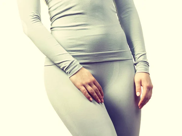 Ropa Concepto Deporte Moda Ajuste Cuerpo Las Caderas Femeninas Usando —  Fotos de Stock