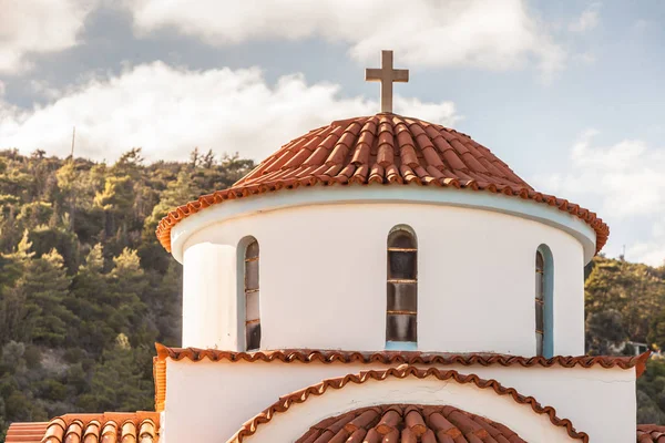 Church Agios Petros Gythion Greece Attractions Picturesque Town Gythio Mani — Stock Photo, Image