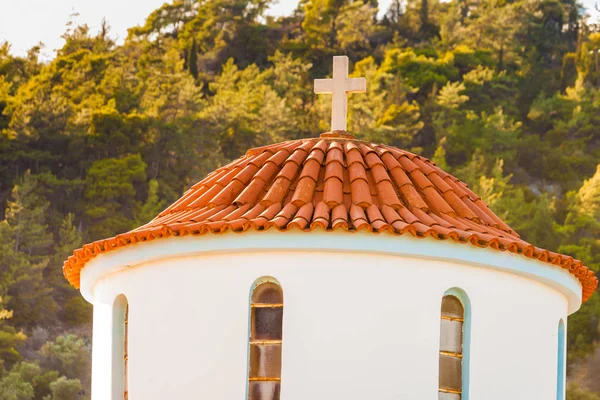 Kirche Von Agios Petros Gythion Griechenland Sehenswürdigkeiten Der Malerischen Stadt — Stockfoto