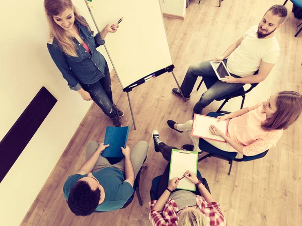 Equipo Colaboración Reunión Concepto Puesta Marcha Diversidad Masculina Femenina Jóvenes — Foto de Stock