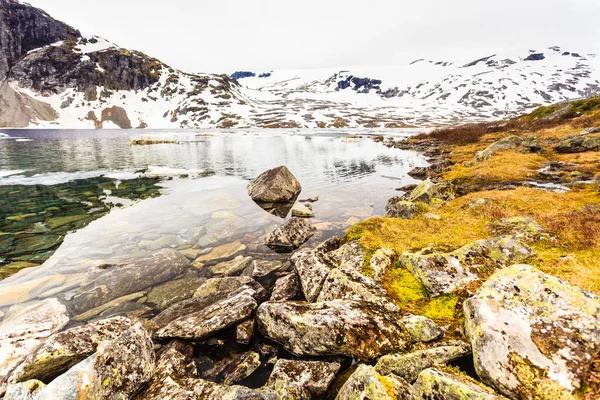 Toerisme Vakantie Reizen Djupvatnet Meer Stranda Meer Romsdal Noorwegen Scandinavië — Stockfoto