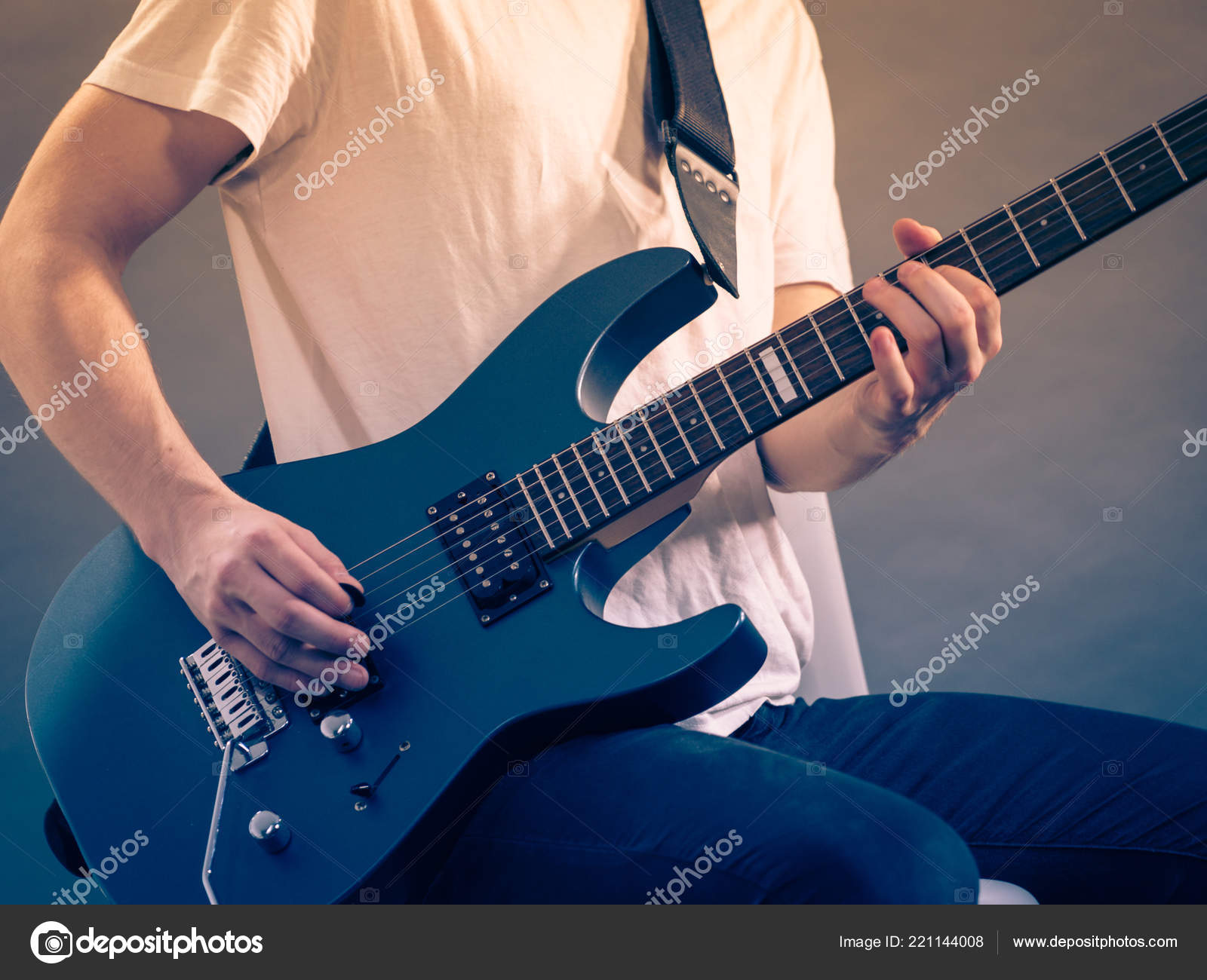 Close Man Playing Electric Guitar Gig Music Studio Musical Instruments Stock Photo By C Voyagerix Close Man Playing Electric Guitar Gig Music Studio Musical Instruments Stock Photo By C Voyagerix