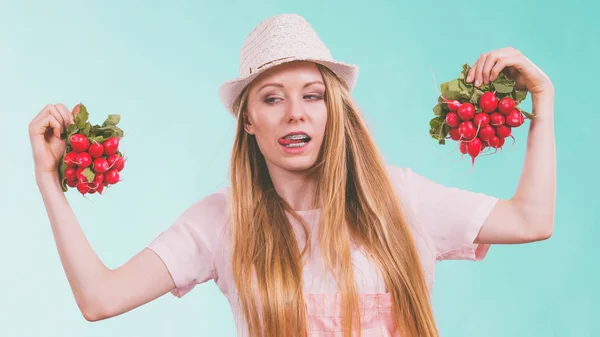 Feliz Joven Adolescente Alegre Lista Para Verano Con Traje Rosa —  Fotos de Stock