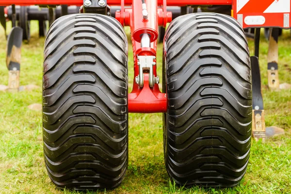 Tires Treads Changing Automotive Concept Detailed Closeup Rubber Tire Wheel — Stock Photo, Image